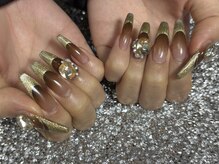 アンクジェーネイル(ankJ.nail)/キラキラフレンチ