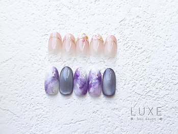 リュクス 流山おおたかの森店(Luxe)の写真/【トレンド定額デザイン8400円】フォトギャラリーに全デザイン掲載♪全行程手作業の丁寧な施術が人気の秘訣