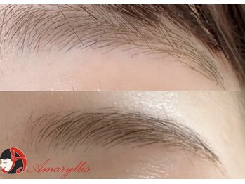アマリリス なんば本店(Amaryllis)/【女性】眉毛Waxのお仕上がり♪