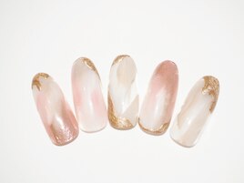 ニュアンス×ミラーネイル