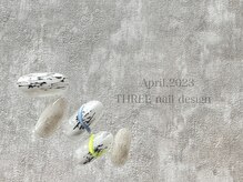 スリー(THREE)/April 2023/nail desing