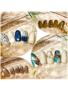 10月定額ネイル