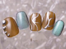 アイネイルズ 町田店(I nails)/海外風オータムネイル8980円