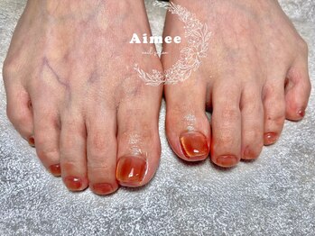 エイミー(Aimee)の写真/オシャレは足元から☆ハンドネイルができない方にもオススメ◎ジェットバスで至福のリラックスタイムも♪