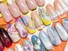 新規平日12~16時限定【ハンド】オフ無料◆季節トレンドデザインジェル¥9880