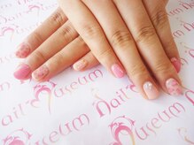 ネイルミュージアム(Nail Museum)/【春】ピンクのヒョウ柄ネイル