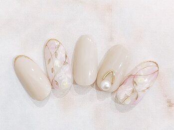 プルトワ(pourtoi)/お花先端ラメ★