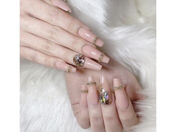 クロスネイル 渋谷店(CROSS nail)/キレイ系ビジューネイル