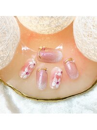 定額¥7500 桜ネイル