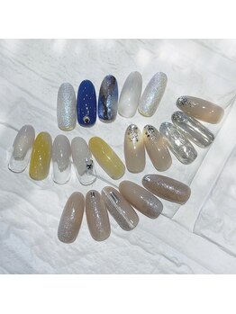 エスフィーネイルサロン リシェル(Esfy nailsalon Richer)/2023年 8月 定額デザイン