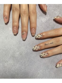 ラズネイル(RUZ'S NAIL)/【秋本】girlyネイル(ドット)