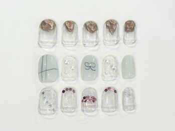 ネイルメゾン 梅田(NAIL MAISON)の写真/★HAND★ウェルカムコース¥4000♪ご新規様限定のお得なクーポン!シンプル系こそ差が出るところ[梅田]