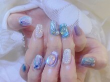 ネイルサロン ジェイ(Nail Salon J)/人魚ウロコ貝殻マグ氷ネイル