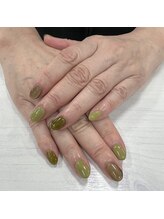 エーナイン イオンモール苫小牧店/秋色ワンカラーネイル