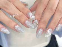 ぷわべりネイル 岐南/綺麗めデザイン♪