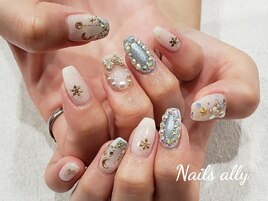 雪の結晶×ツリー×リース×星月