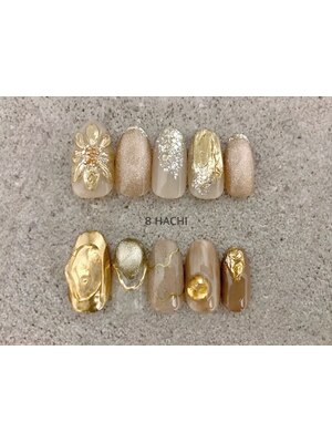 8 HACHI　eye nail