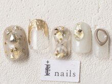アイネイルズ 渋谷店(I nails)/ぷっくりくすみニュアンス