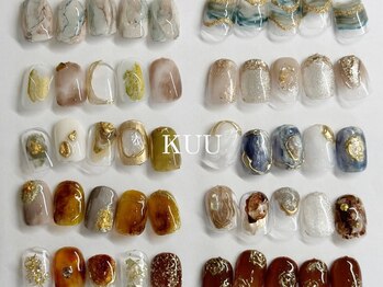 クウ(KUU)の写真/【定額デザイン約30種類☆】全てのメニューがフィルイン×パラジェルで爪が傷むことなく続けられます♪