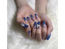 ユニコーンネイル 原宿表参道(unicorn nail)/ワンカラー＋人気パーツ