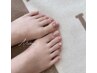 【Foot Nail】アートやり、パーツ付け放題