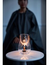 アウン 高島本店(aUN)/よもぎ蒸し中は和蝋燭で瞑想時間