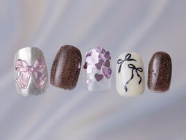 ブラウンフラッシュリボン¥8480