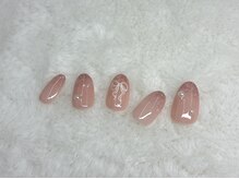 ソウ 難波店 nail salon Sou/リボンネイル