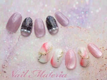 ネイル マテリア 池袋店(Nail Materia)の写真/≪特別な日はいつもより華やかに、、、≫大切な日にも、いつもの日常にも彩を♪憧れデザインで指先から演出