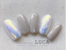 ネイルアトリエルカ(nail atelier LUCA)/W-281 シェラックレオパード