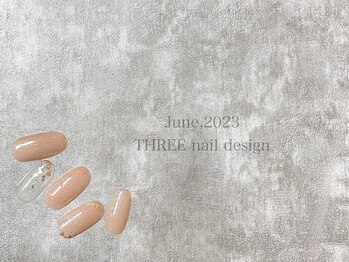 スリー(THREE)/June 2023/nail design