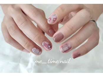 ミータイムネイル(me-time nail)の写真/甘すぎず、オトナ可愛いデザイン＆ショートネイルが得意なサロン♪持込OK、初めての方も大歓迎◎