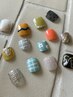 【フットキャンペーン】親指アート＋角質ケア￥7150→￥6500
