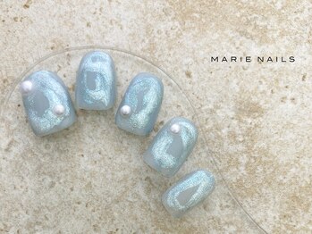 マリーネイルズ 大阪梅田店(MARIE NAILS)/新規6000円 0724e くすみカラー