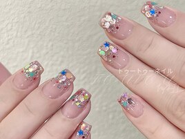 ピンクxホログラデーション