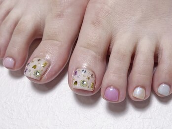 プラスキュア 用賀店(+CURE)/【フットネイル】デザインコース