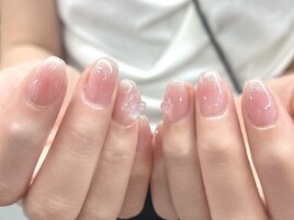 じゅわっとチークネイル