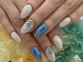 (松崎)夏ネイル