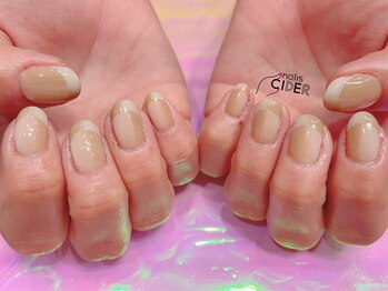 ネイルズサイダー(nails CIDER)/オンブレフレンチ
