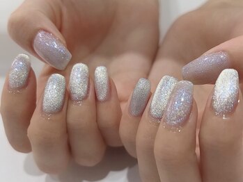 エイト アイラッシュアンドネイル 大宮店(eight)/キラキラマグネットネイル◎