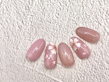 ラウレアネイル(Laule’a Nail)/【定額】桜ネイル マグネット