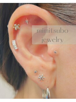 レクラ(L‘ECLAT)/耳つぼジュエリー★両耳12個まで