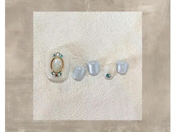 マルネイル 池袋店(MARU NAIL)/【Foot】全体アート¥9,480