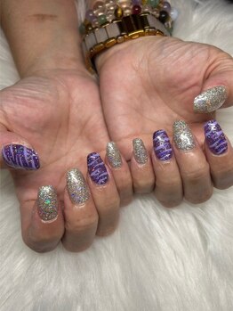 ミスネイル うるま江洲店(Ms.naiL)/#ゆずの指名デザイン 