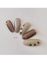 グランチュール(Grantulle)/バレンタインチョコネイル