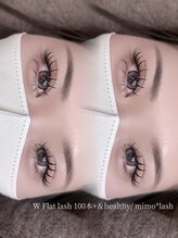 ミモラッシュ 府中店(mimo lash)/W Flat lash+＆healthy