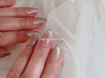 カリア ネイル(CaLIA+NAIL)/マグネットフレンチ