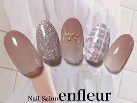 春カラーツイード☆ネイル