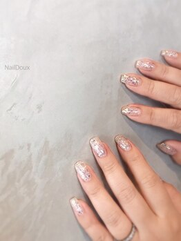 ネイル ドゥ 岡山駅前店(Nail Doux)/☆キラキラオーロラホログラム☆