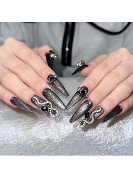 クイーンズビューティーサロン 新宿本店(Queen's beauty salon)/チップ長さ出し10本定額コース